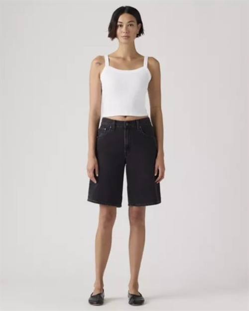 LEVIS BAGGY DAD JORTS OPEN MIND BLACK